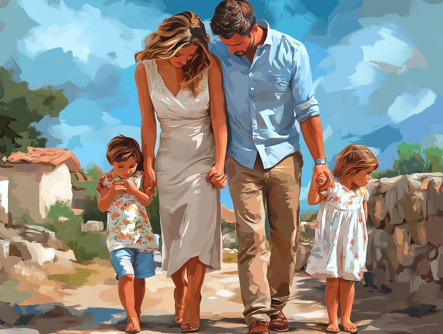 The delicate balance of blending families